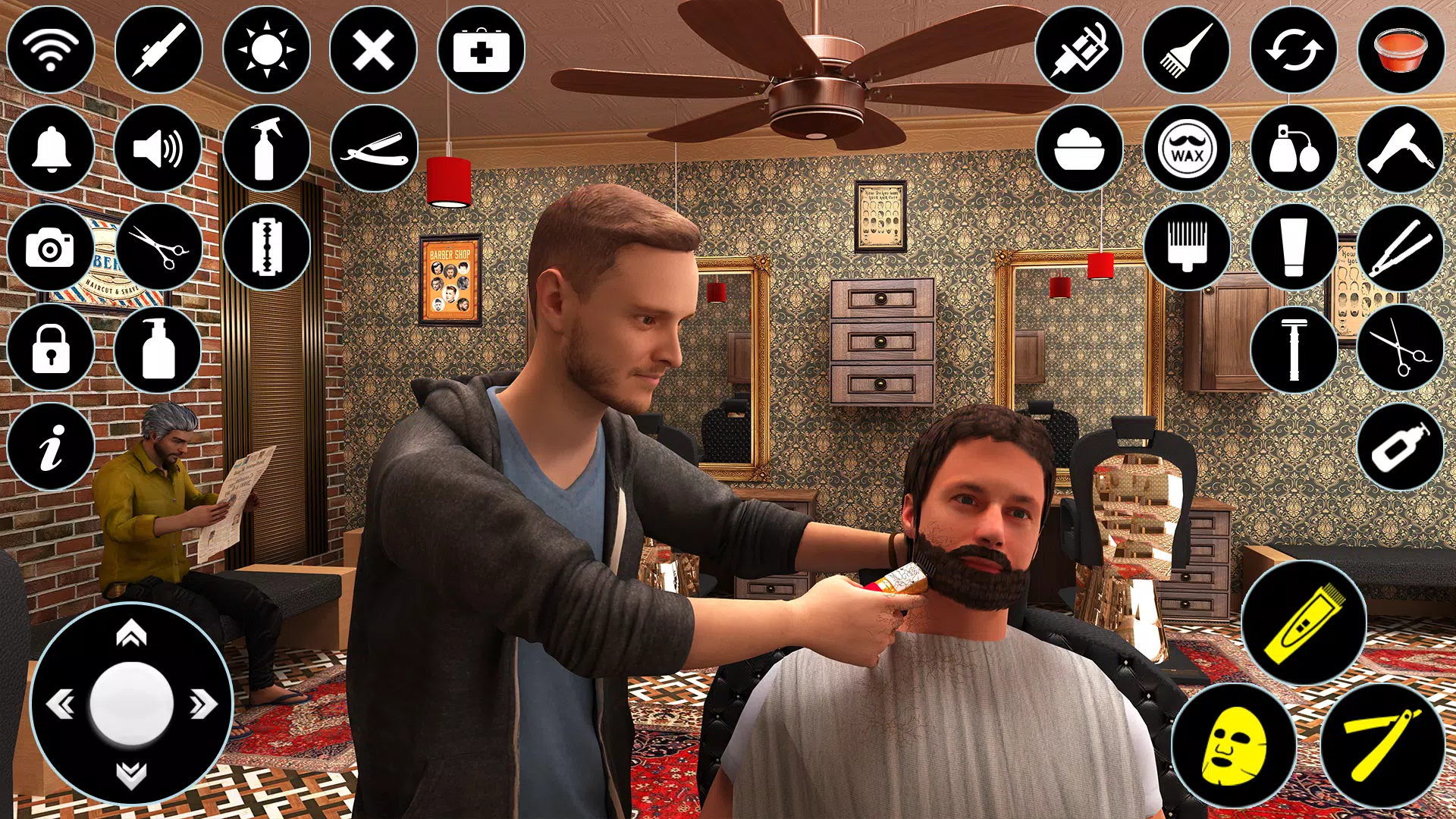 Barber Shop Game: Hair Salon Ảnh chụp màn hình 2