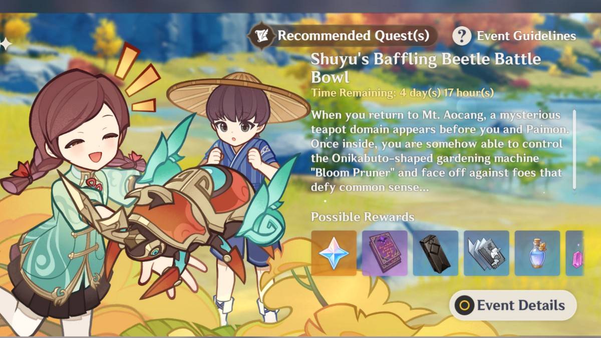 Bettle Battle Bowl Guide in Genshin Impact - Shuyu's evenement