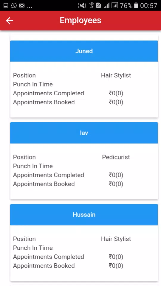 Be U Salons Partner App Capture d'écran 1