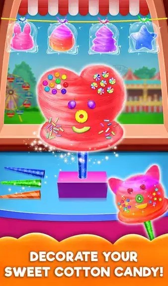 Cotton Candy Shop: Candy Maker Captura de tela 2
