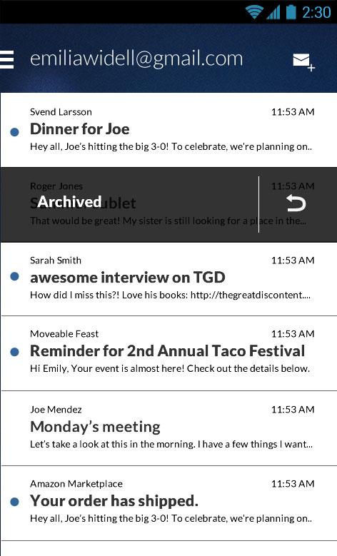 Email App for Gmail & Exchange スクリーンショット 2