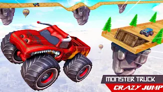 Monster Car Stunts Game 2023 Zrzut ekranu 4