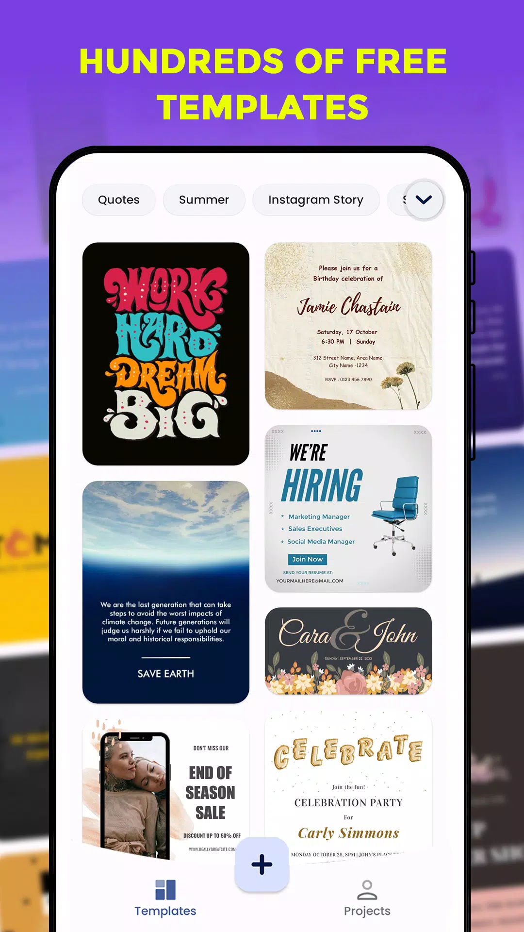 Poster Maker - Flyers Design 스크린샷 2