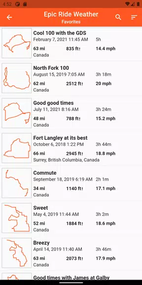 Epic Ride Weather 스크린샷 1