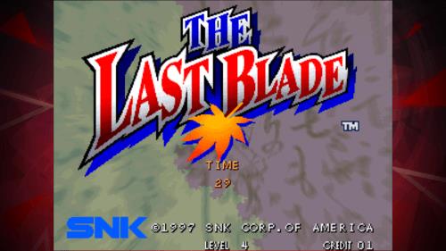 THE LAST BLADE ACA NEOGEO Schermafbeelding 1