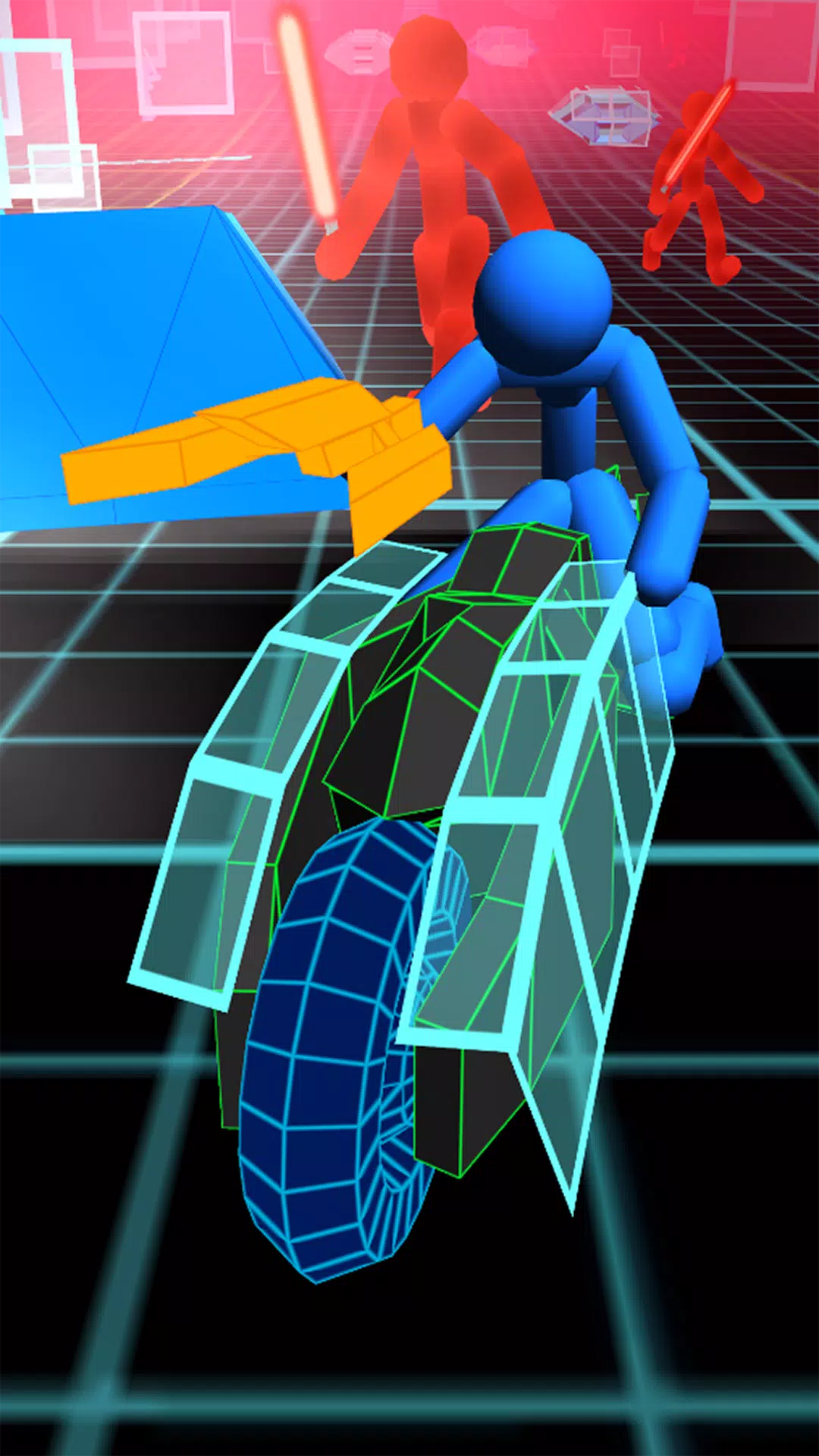 Stickman Neon Motorcycle Race應用截圖第2張
