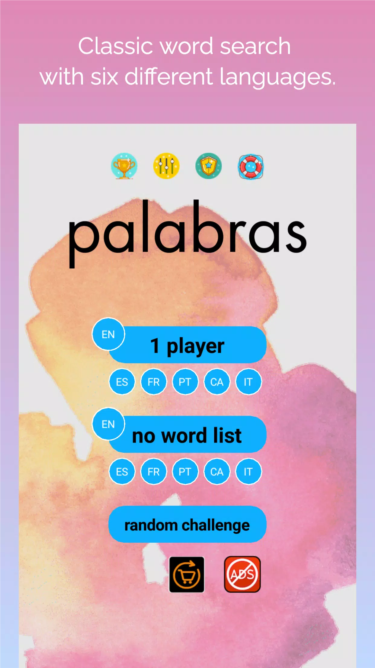 busca palabras: sopa de letras應用截圖第1張