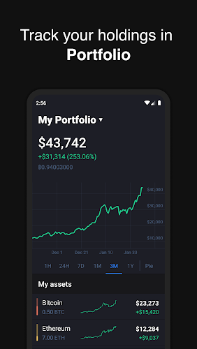 Hodler – Crypto Portfolio应用截图第2张