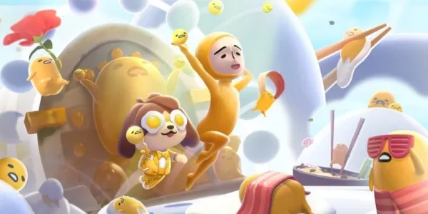 Gudetama se hace cargo de Friendship Island en Hello Kitty Island Adventure durante el mes de meh