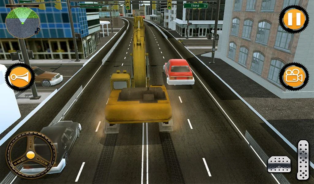Mega Excavator Truck Transport Schermafbeelding 3