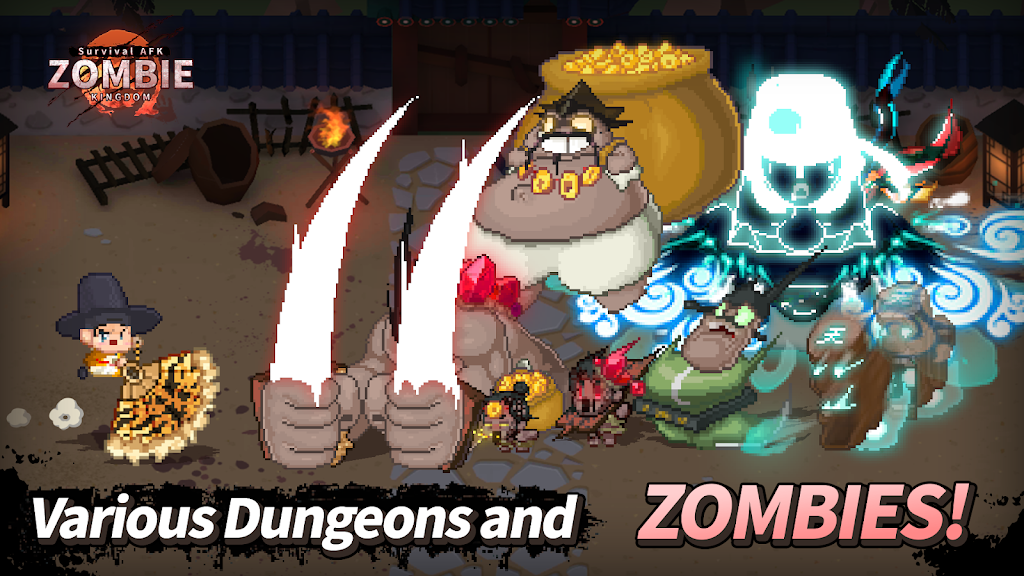 ZOMBIE Kingdom : Idle RPG Captura de tela 3
