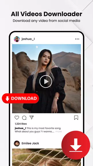Video Downloader App - Mesh Скриншот 1