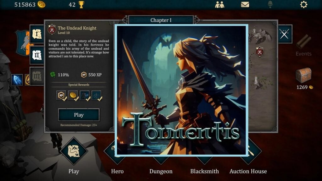 Android RPG 'Tormentis' Building Excitement