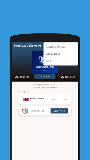 Schermata HANGOVER VPN 2