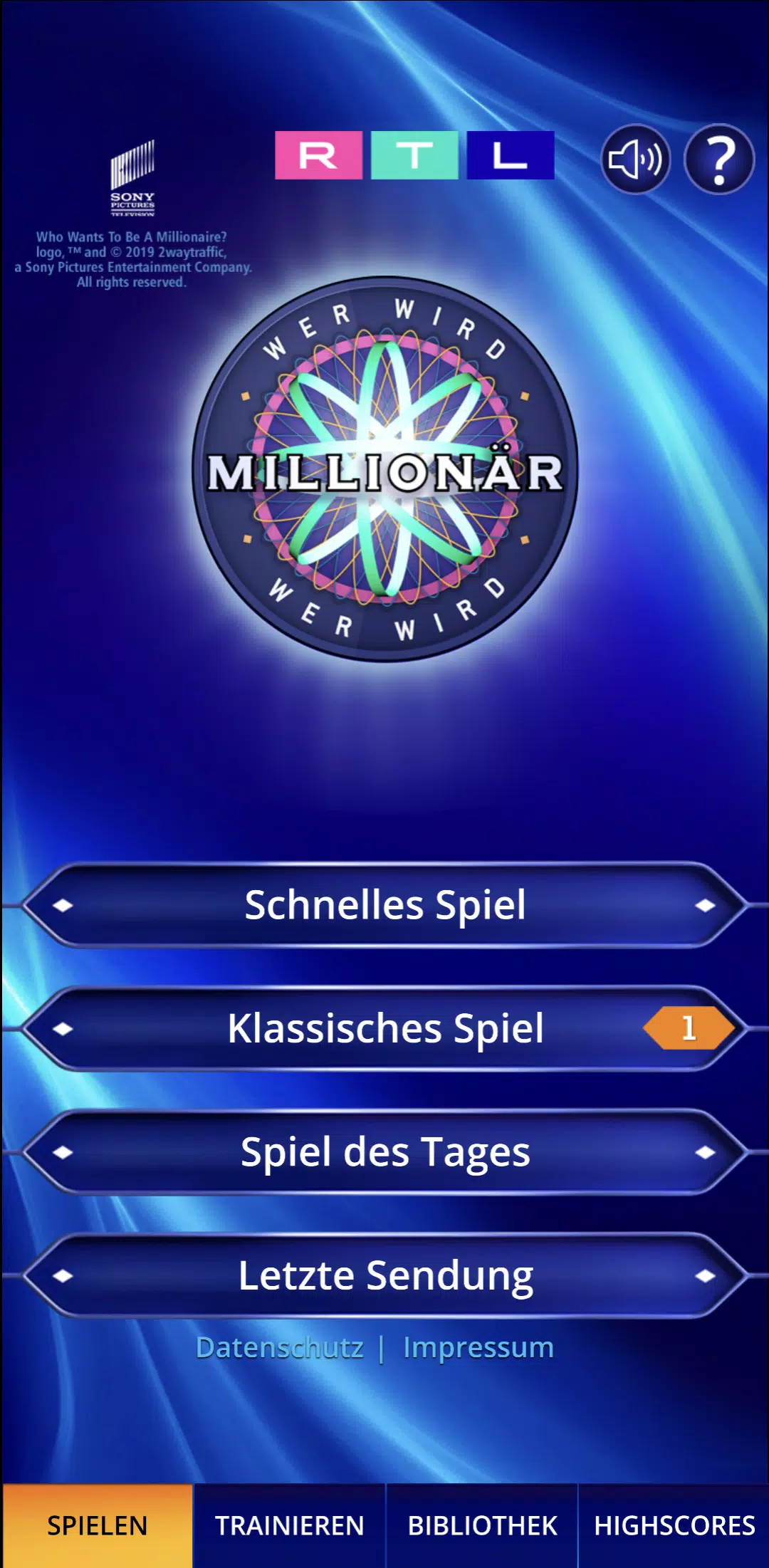Wer wird Millionär? Training 스크린샷 2