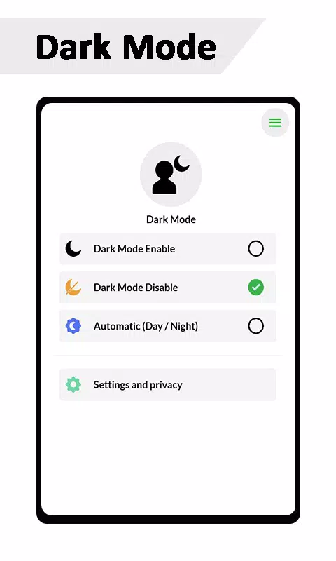 Dark Mode 스크린샷 2