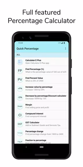 Quick Percentage Calculator 스크린샷 1