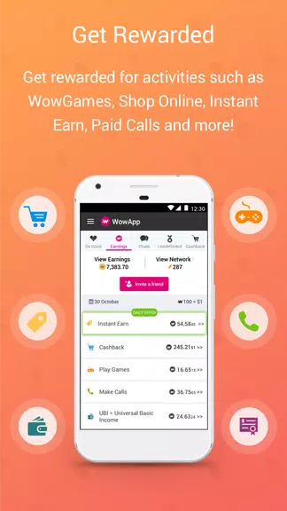 WowApp - Earn. Share. Do Good Screenshot 2