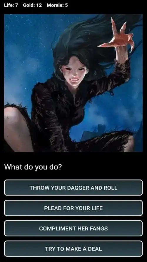 Dungeons and Decisions RPG ဖန်သားပြင်ဓာတ်ပုံ 2