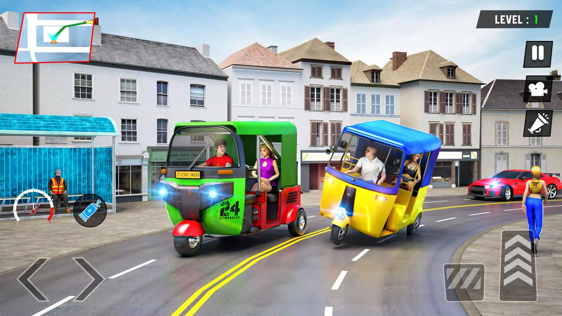 Tuk Tuk Rickshaw - Auto Game Capture d'écran 3