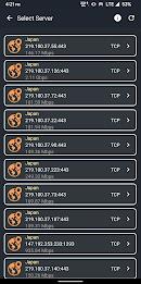 Schermata Pisphon Pro VPN 2