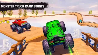 Monster Car Stunts Game 2023 Zrzut ekranu 3