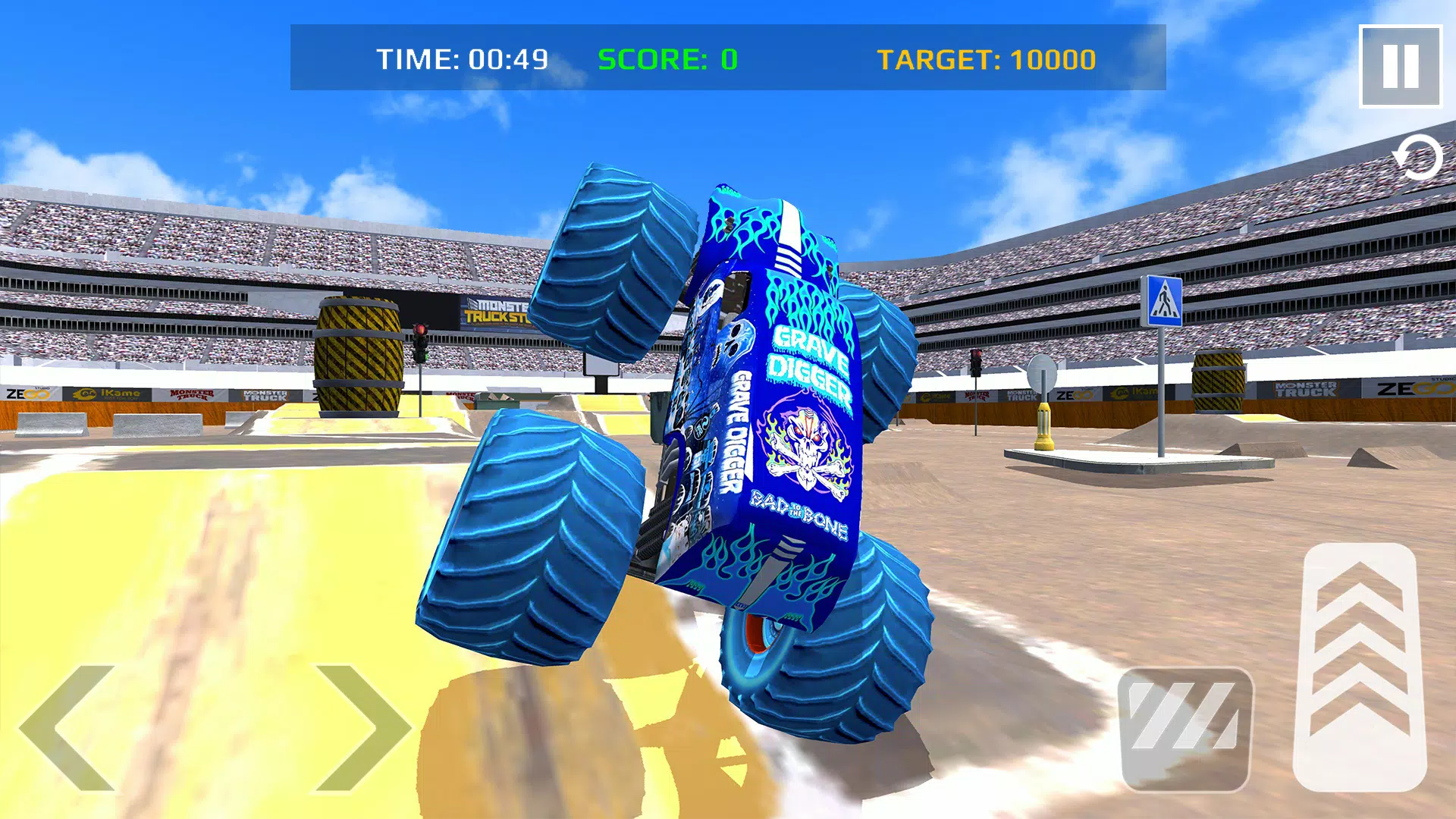 Car Games: Monster Truck Stunt Capture d'écran 3
