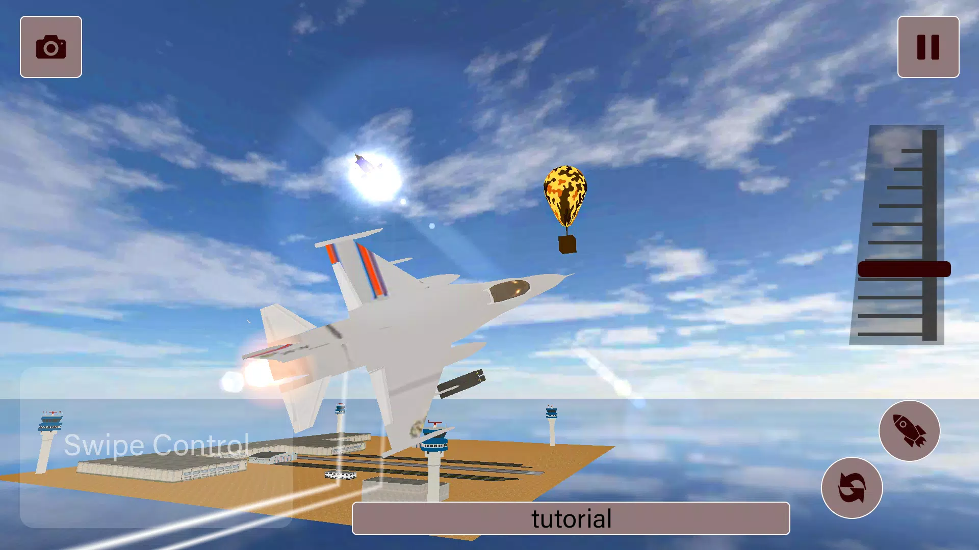 Modern Air Fighter Jet 3D Captura de tela 1
