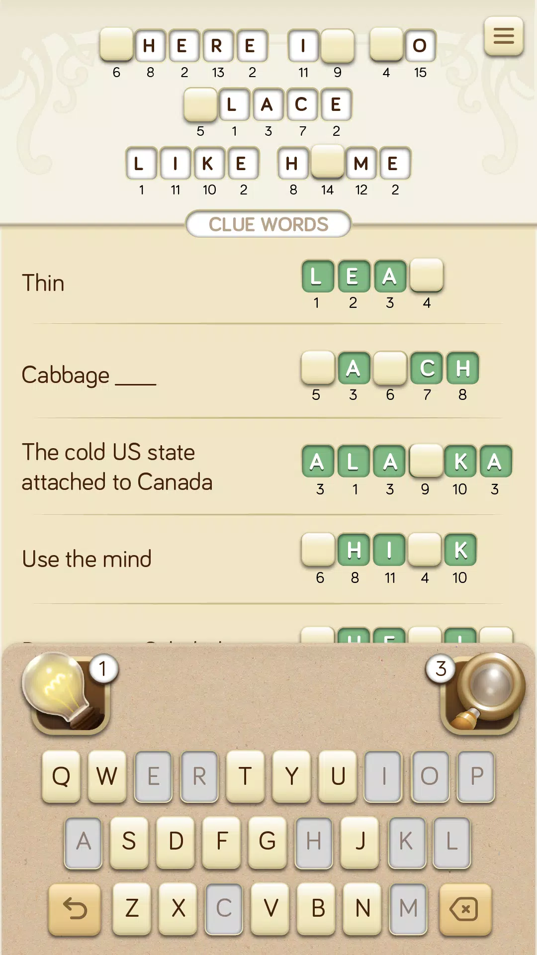 Logicross: Crossword Puzzle應用截圖第4張