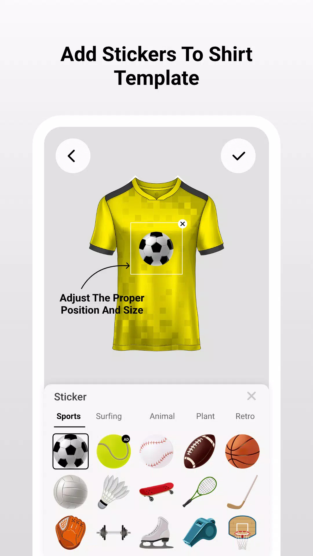Sport Shirt应用截图第3张