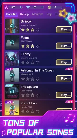 Magic Piano:EDM Music Tiles Ekran Görüntüsü 4