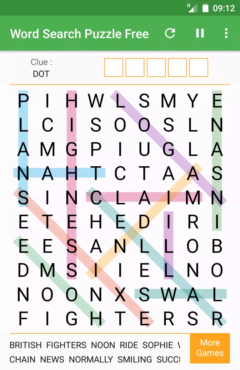 Wortsuche Spiel auf Deutsch Screenshot 3
