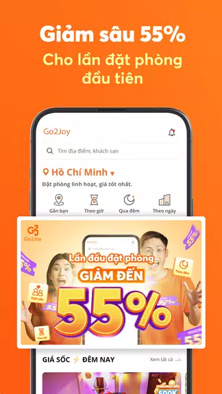 Go2Joy - Hourly Booking App Capture d'écran 3