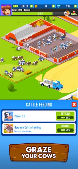 Milk Farm Tycoon Mod Schermafbeelding 2