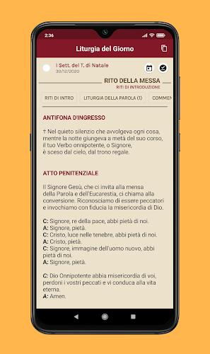 Liturgia del Giorno Zrzut ekranu 3