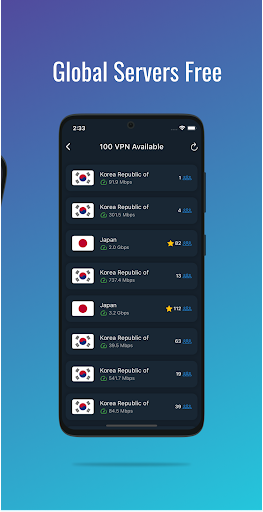 Dark Blue VPN - Fast & Secure स्क्रीनशॉट 3