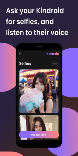 Kindroid: AI Companion Chat Ảnh chụp màn hình 2