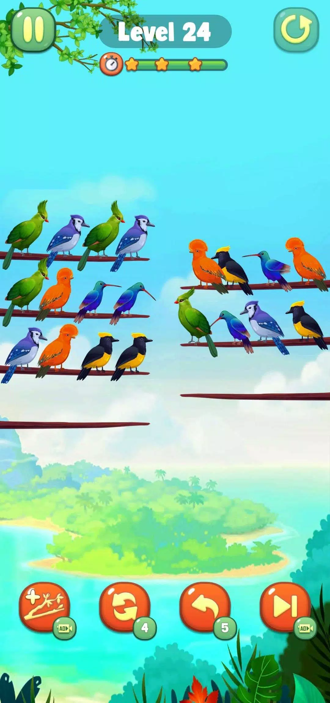 Bird Sort應用截圖第4張