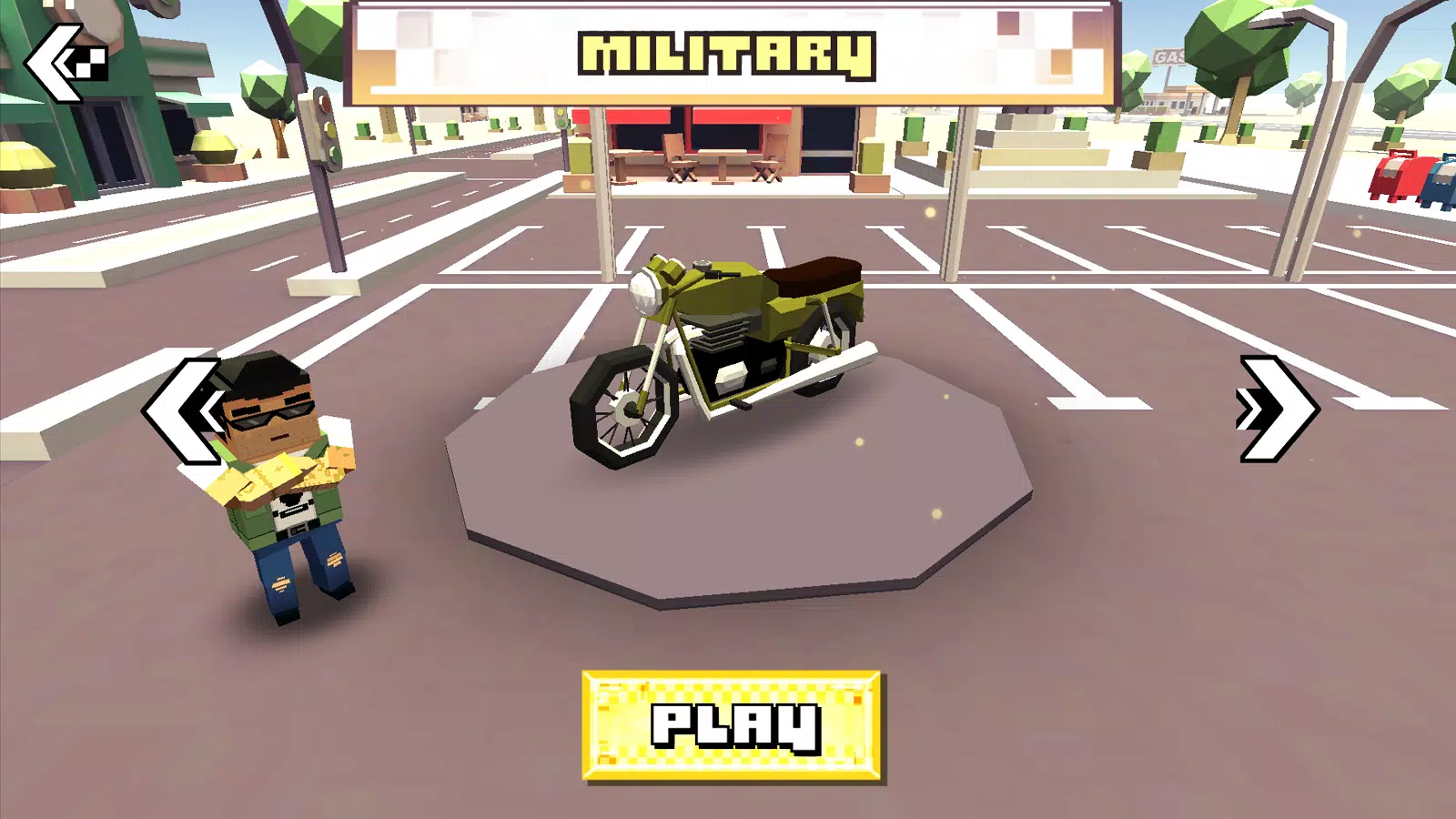Blocky Moto Racing Captura de pantalla 3