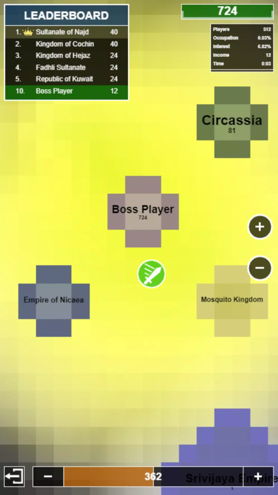 Territorial.io Capture d'écran 1
