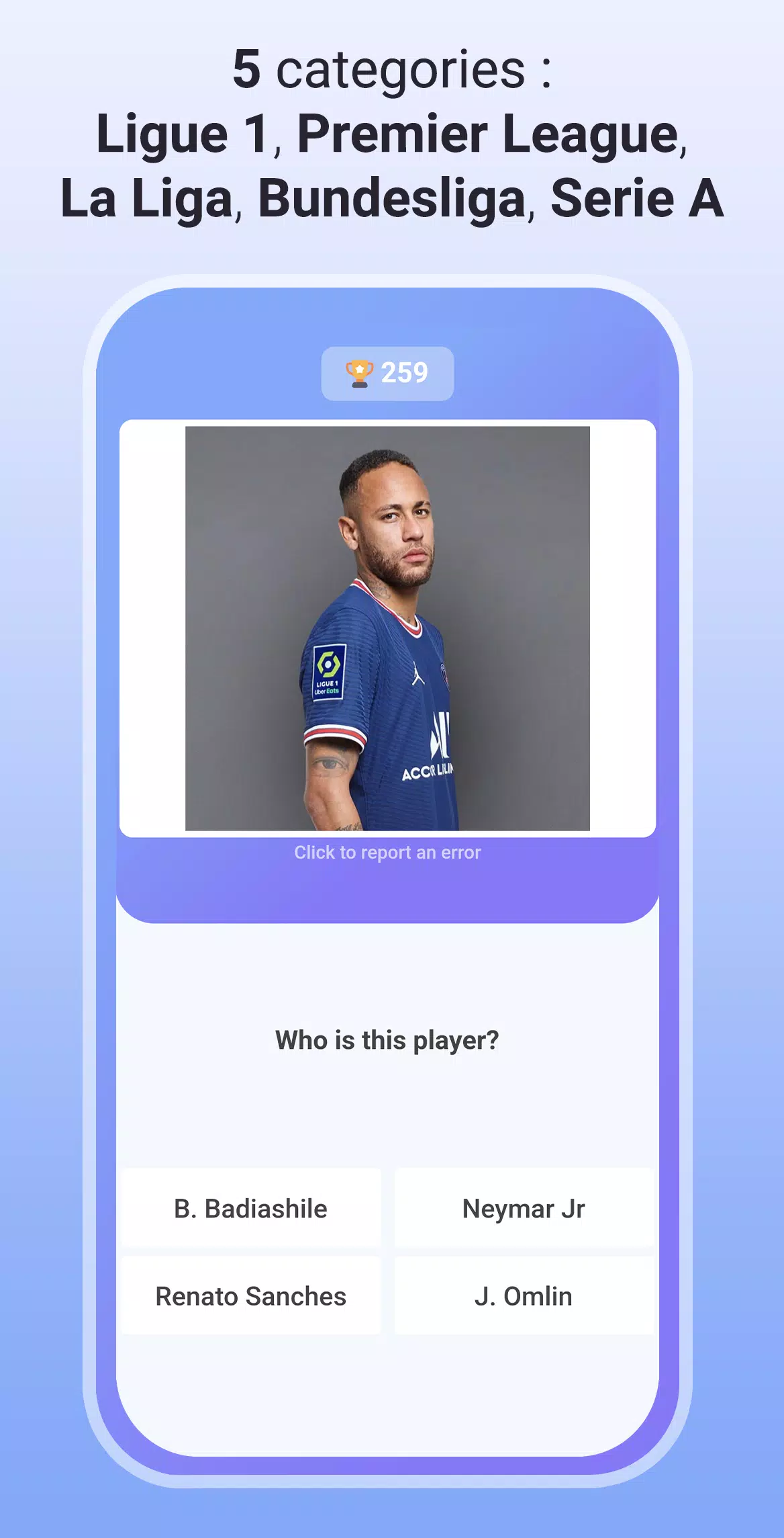 Quiz Soccer - Guess the name 스크린샷 3