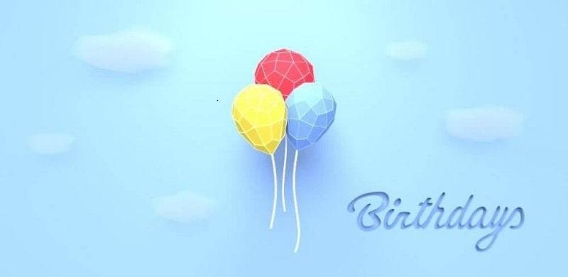 Birthday Calendar & Reminder ဖန်သားပြင်ဓာတ်ပုံ 1