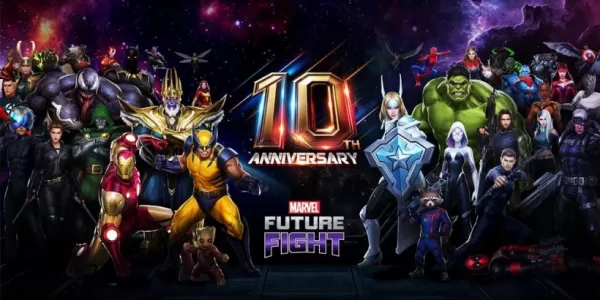 Marvel Future Fight：新活动和登录奖金的10年庆祝活动