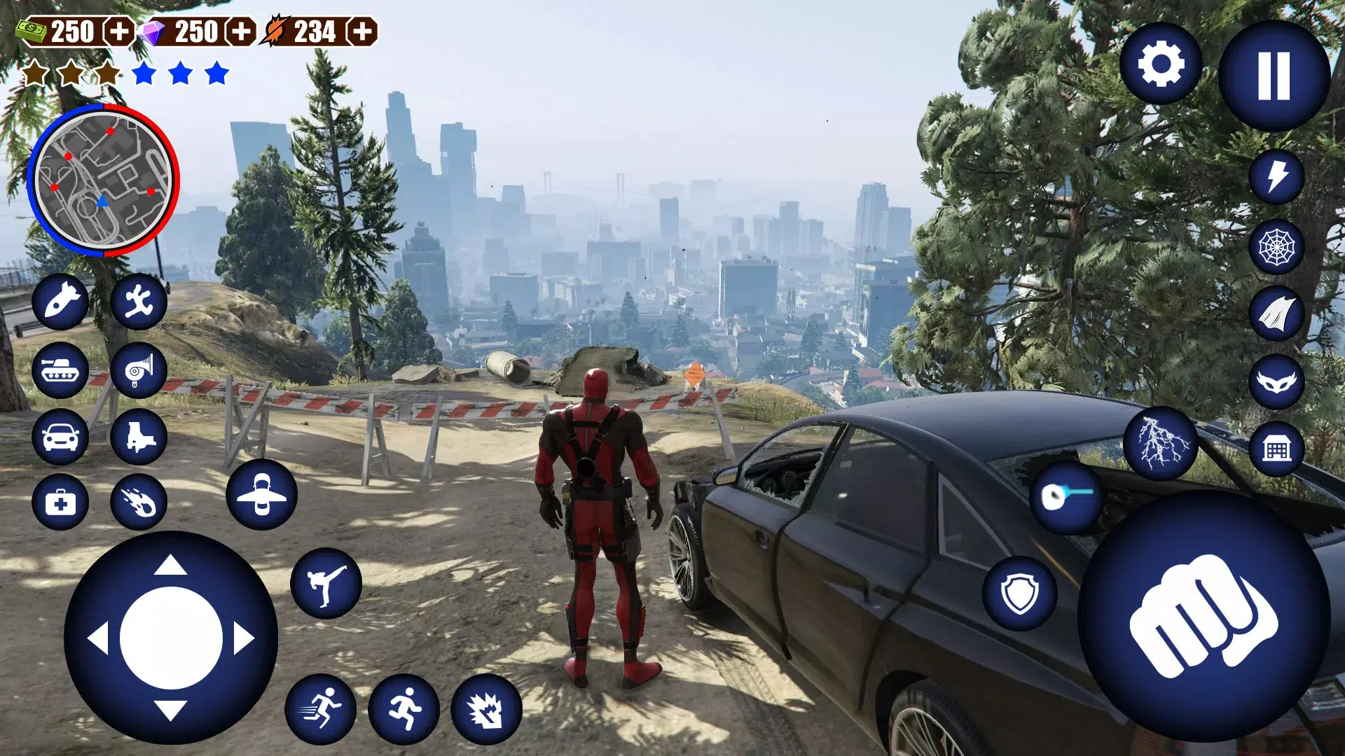 Spider Spiele. Miami Rope Man Screenshot 4