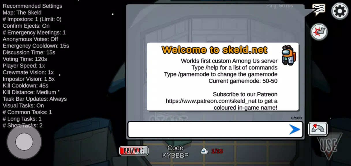 Skeld.net Among Us Mods Ảnh chụp màn hình 2