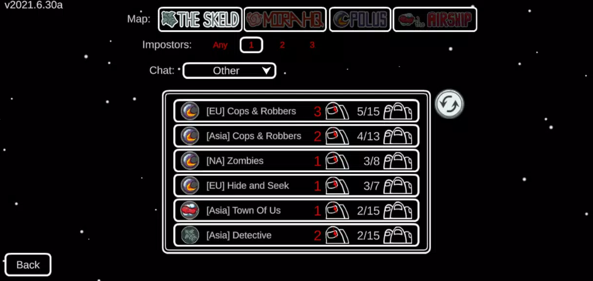 Skeld.net Among Us Mods Ảnh chụp màn hình 3