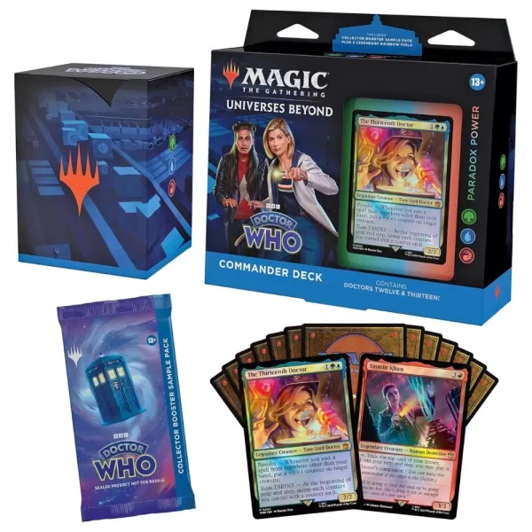 Doctor Who Paradox Power Commander Deck y Collector Booster Pack
