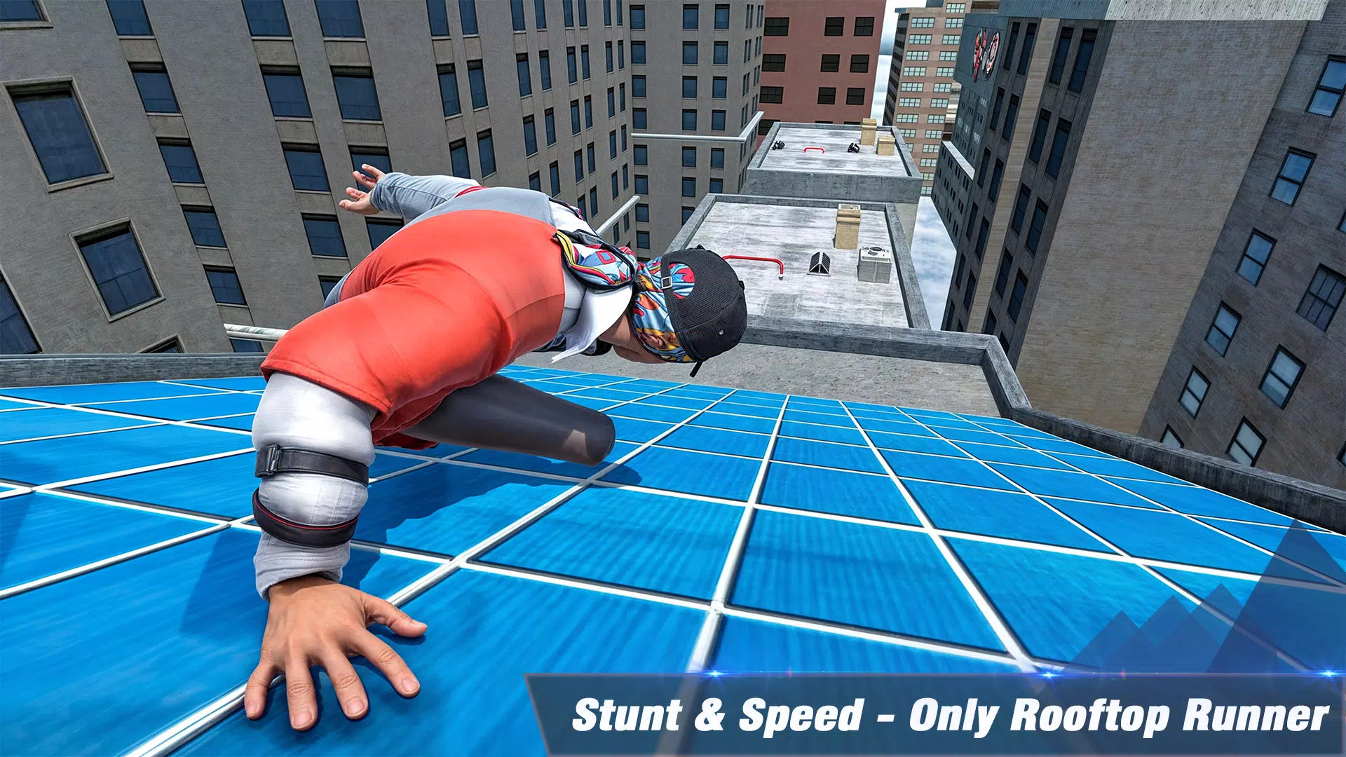 Going Up Parkour Only Rooftop Captura de pantalla 1