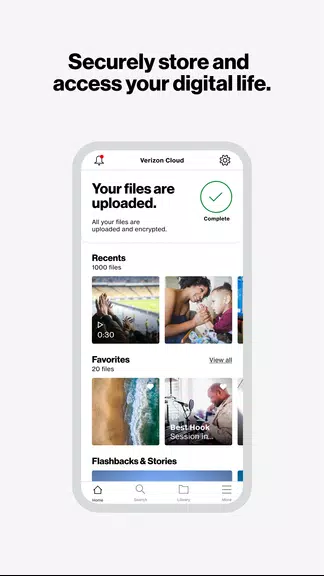 Verizon Cloud スクリーンショット 1