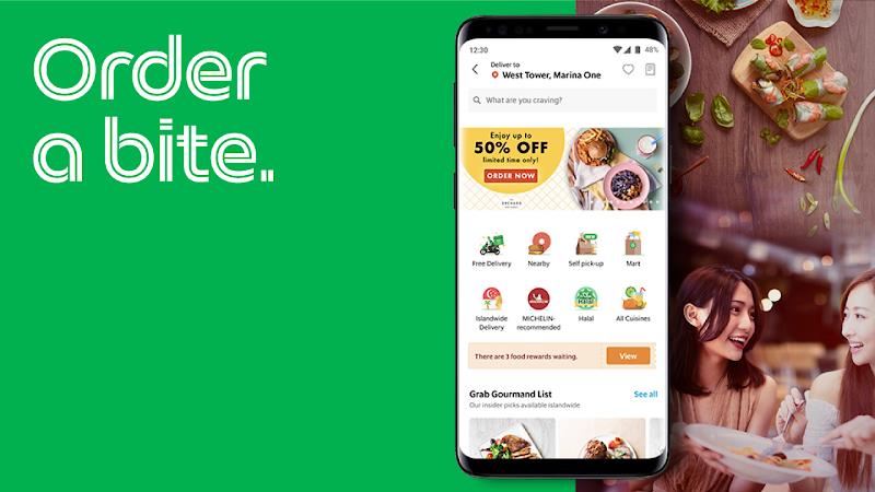 Grab - Taxi & Food Delivery Скриншот 3